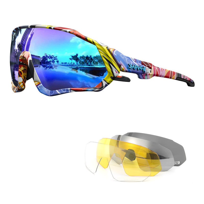 K9408 Mirrored Multi-Lens Sunglasses