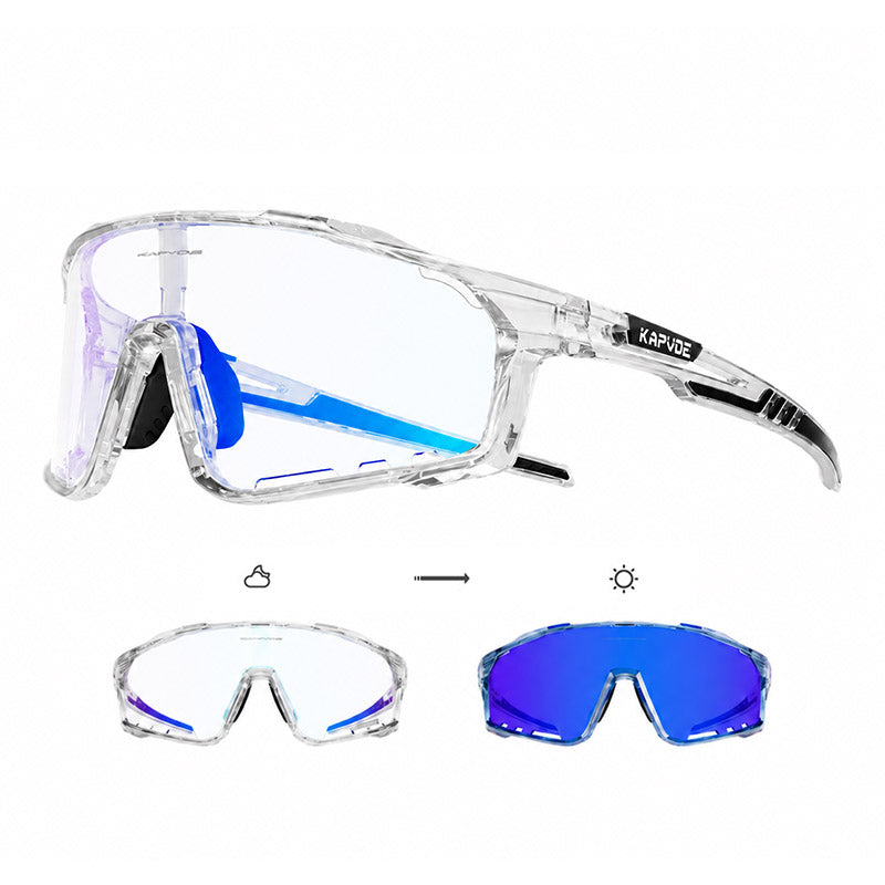 KAPVOE X76 Color-Changing Frame Photochromic Sunglasses