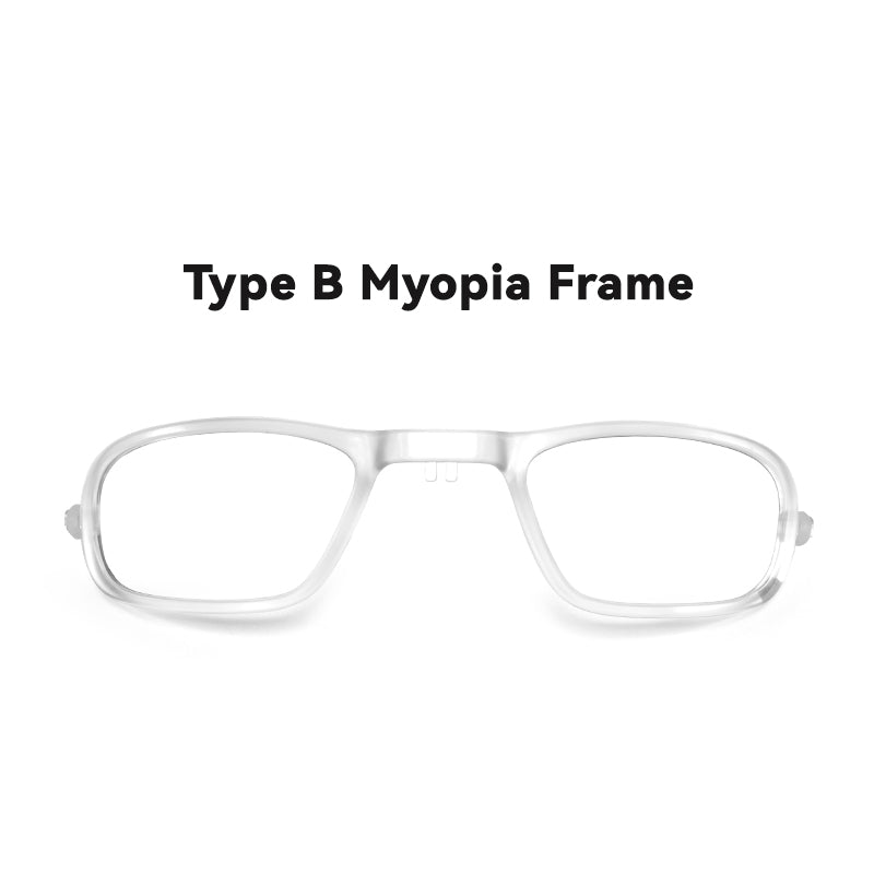 Myopia Frame Black & Transparent