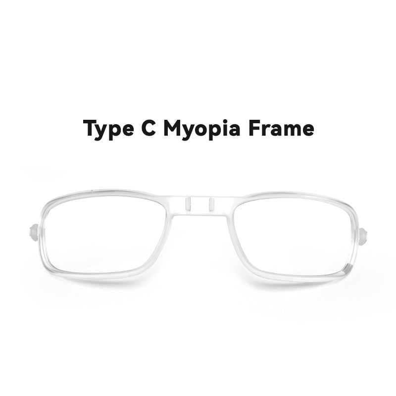 Myopia Frame Black & Transparent
